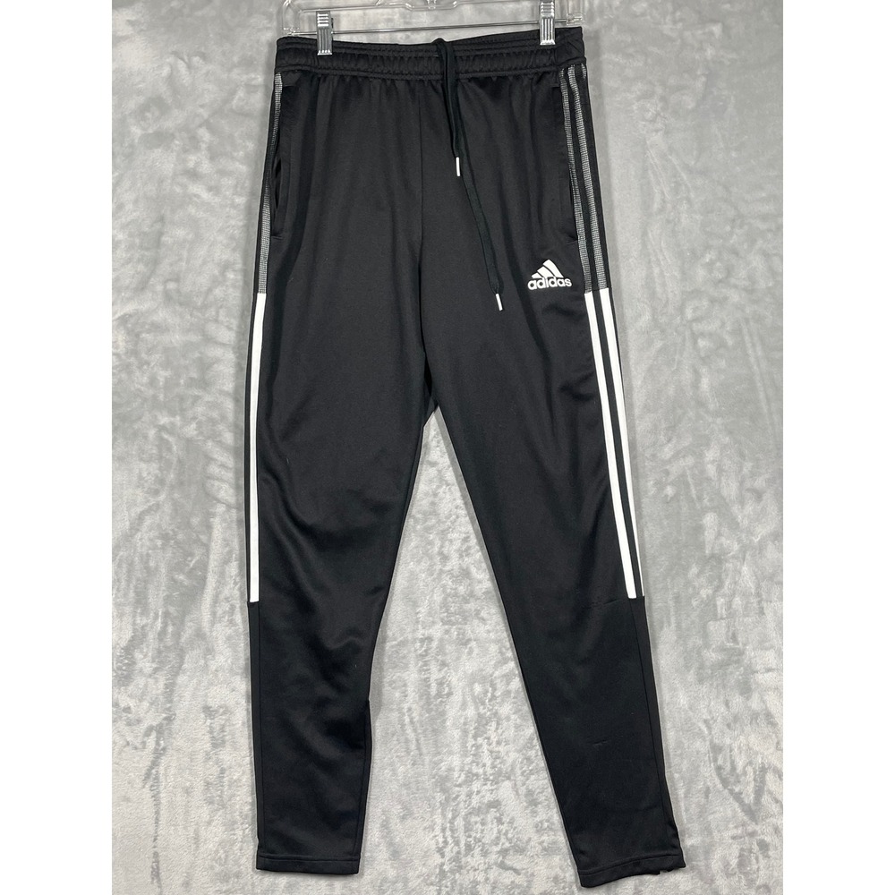 Adidas Mens Primegreen Aeroready Track Pants Black Tapered Joggers Size M